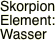 Skorpion Element:  Wasser