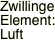 Zwillinge Element: Luft